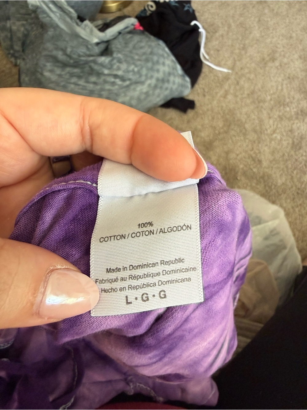 Taylor Swift Purple Tie-Dye Cat-Unicorn Graphic Tee - Picture 3 of 3